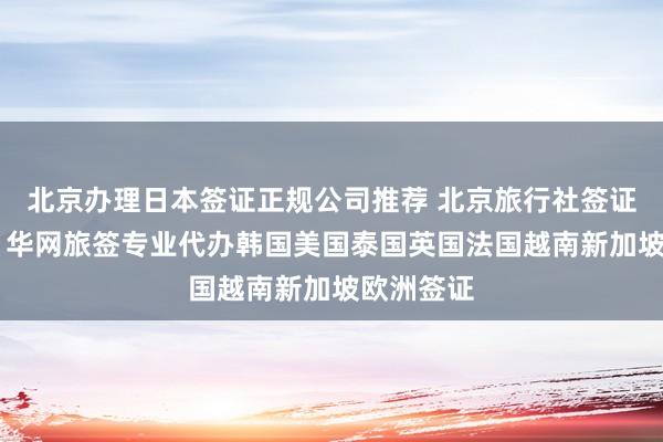 北京办理日本签证正规公司推荐 北京旅行社签证代办机构 华网旅签专业代办韩国美国泰国英国法国越南新加坡欧洲签证